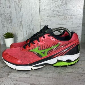 Mizuno Wave Rider 16 Running Shoes Red‎ Womens size 9